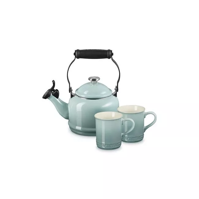 le-creuset-demikettle-w-ss-knob-2-mug-set-white-le-creuset Le Creuset DemiKettle w/ SS Knob & 2 Mug Set - White| Le Creuset