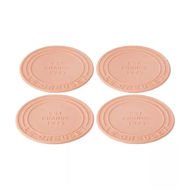le-creuset-diameter-silicone-coasters-est-1925-oyster-set-4-4 Le Creuset diameter Silicone Coasters (est. 1925) - Oyster Set of 4 - 4"