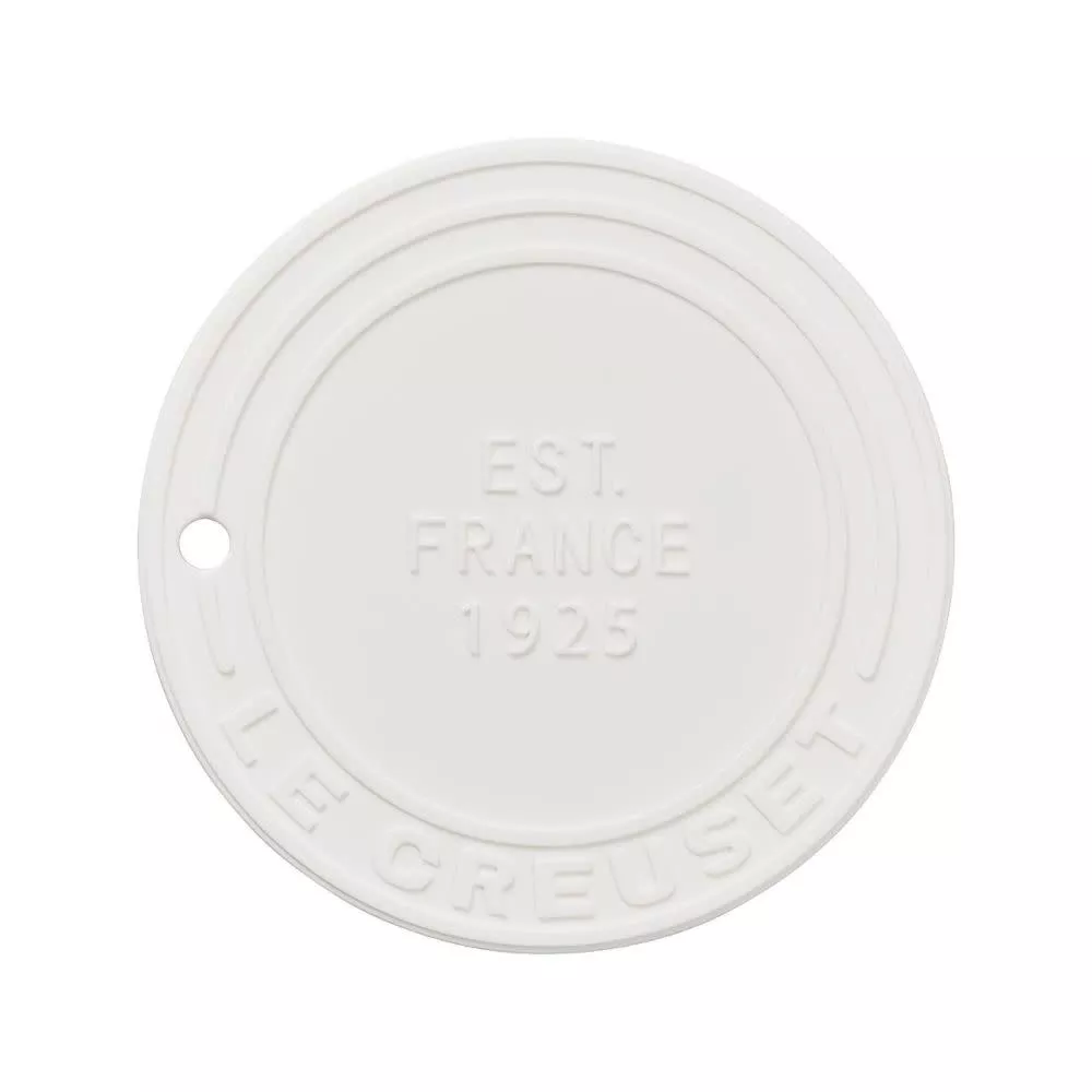 le-creuset-diameter-silicone-trivet-est-1925-white-8 Le Creuset diameter Silicone Trivet (est. 1925) - White 8"