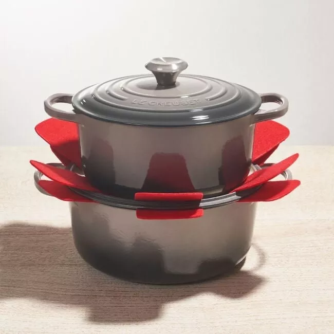 le-creuset-diameterset-3-felt-cookware-protectors-cerise-set-3-15-75 Le Creuset diameterSet of 3 Felt Cookware Protectors - Cerise Set of 3 - 15.75"