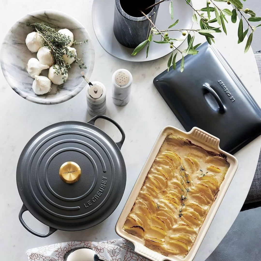 le-creuset-heritage-covered-rectangular-casserole-oyster-4-qt-12-x-9 Le Creuset Heritage Covered Rectangular Casserole - Oyster 4 qt. (12" x 9")
