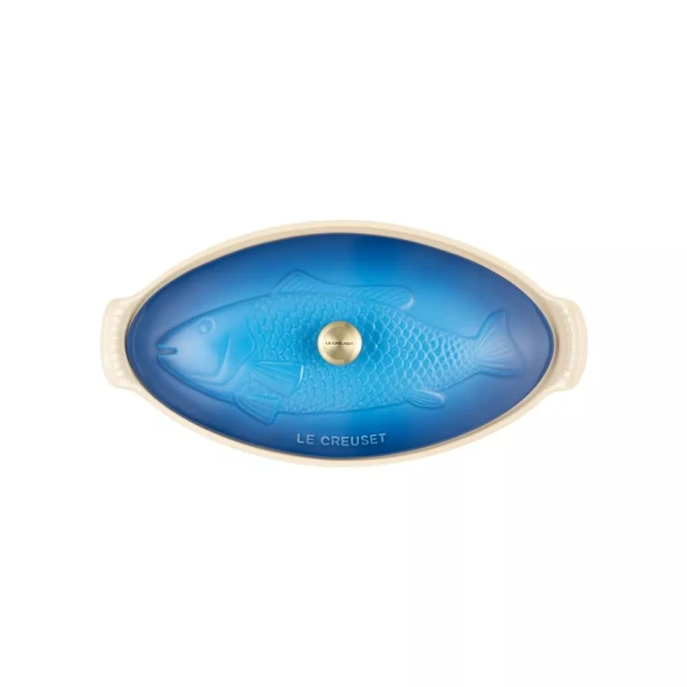 le-creuset-heritage-fish-baker-marseille-1-7-qt Le Creuset Heritage Fish Baker - Marseille 1.7 qt.
