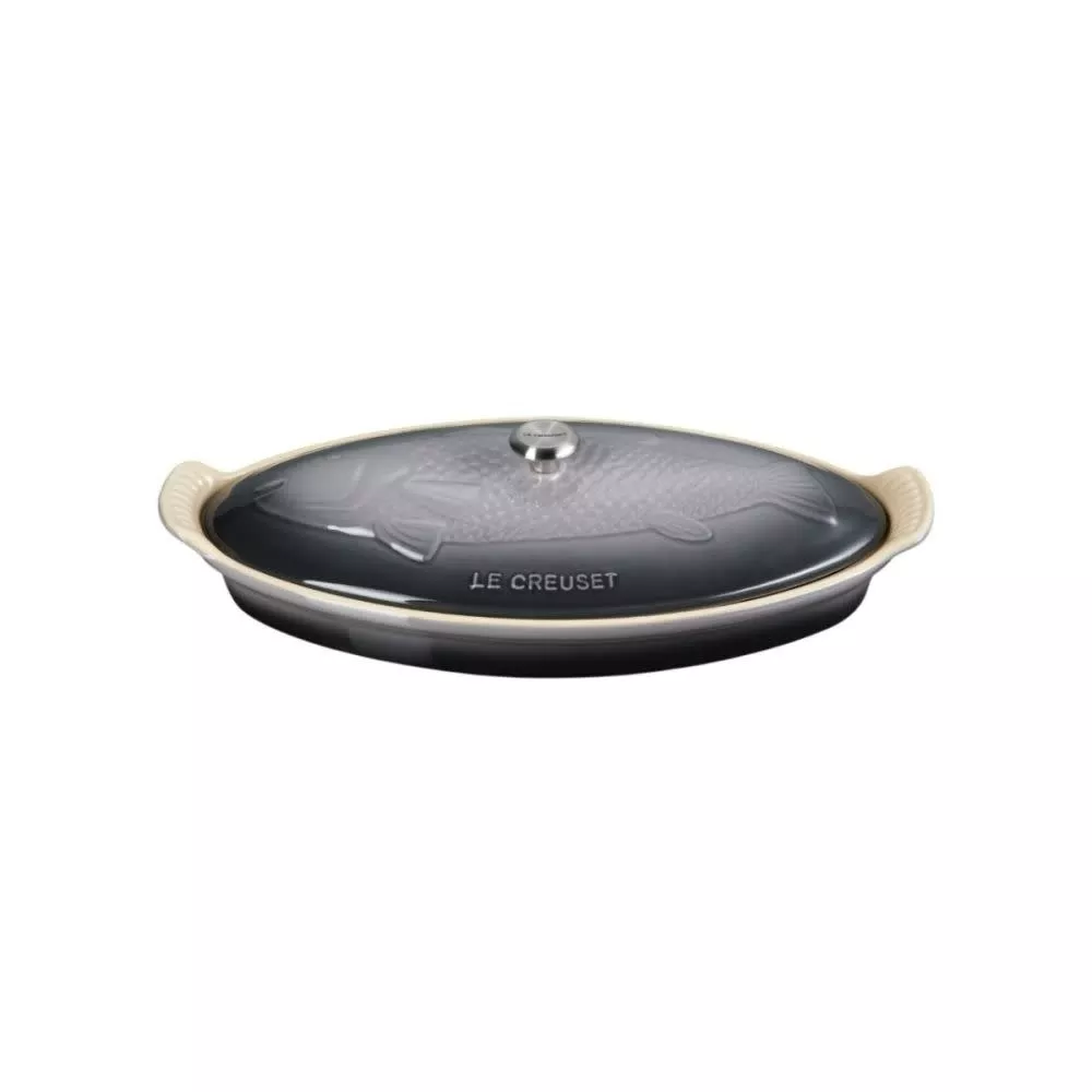 le-creuset-heritage-fish-baker-oyster-1-7-qt Le Creuset Heritage Fish Baker - Oyster 1.7 qt.