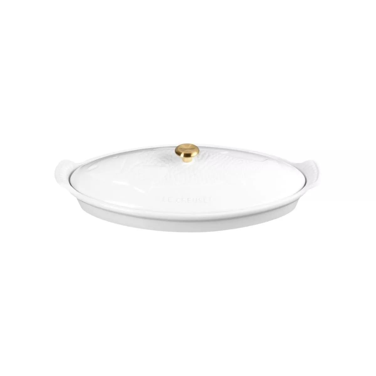 le-creuset-heritage-fish-baker-white-1-7-qt Le Creuset Heritage Fish Baker - White 1.7 qt.