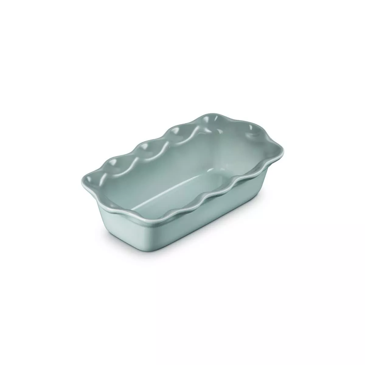 le-creuset-heritage-fluted-loaf-pan-sea-salt-9 Le Creuset Heritage Fluted Loaf Pan - Sea Salt 9"
