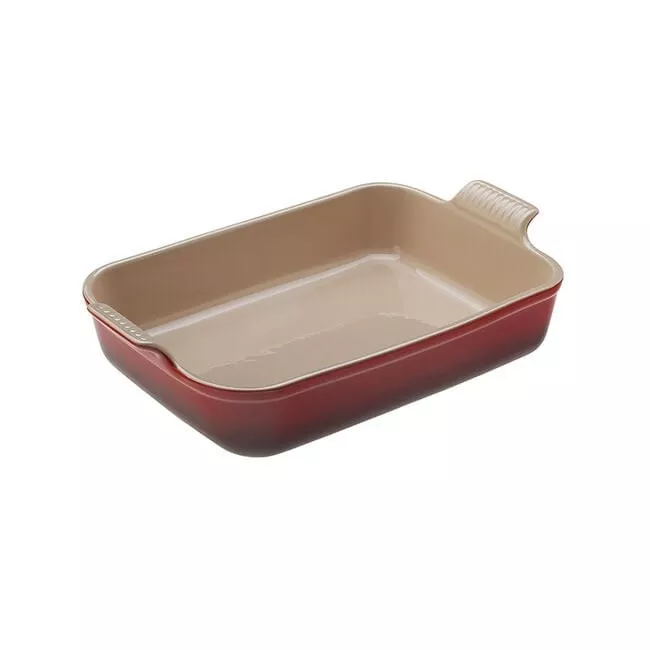 le-creuset-heritage-rectangular-dish-cerise-2-5-qt-10-5-x-7 Le Creuset Heritage Rectangular Dish - Cerise 2.5 qt. (10.5" x 7")