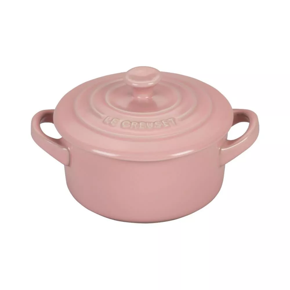 le-creuset-mini-round-cocotte-chiffon-pink-8-oz Le Creuset Mini Round Cocotte - Chiffon Pink 8 oz.