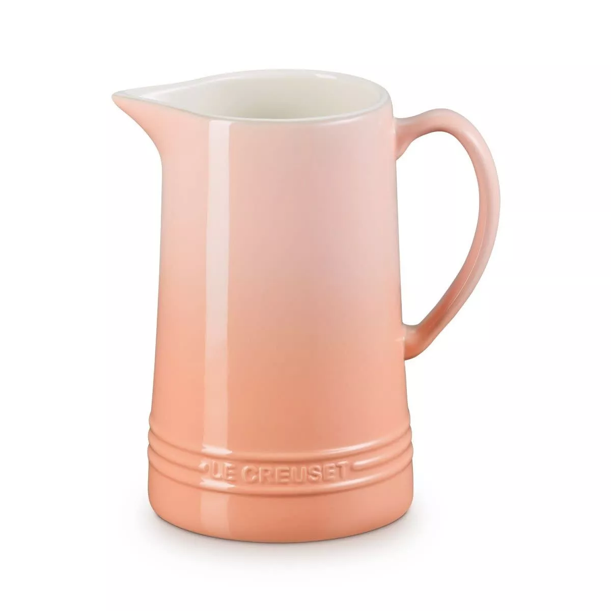 le-creuset-pitcher-peche-1-6-qt Le Creuset Pitcher - Peche 1.6 qt.