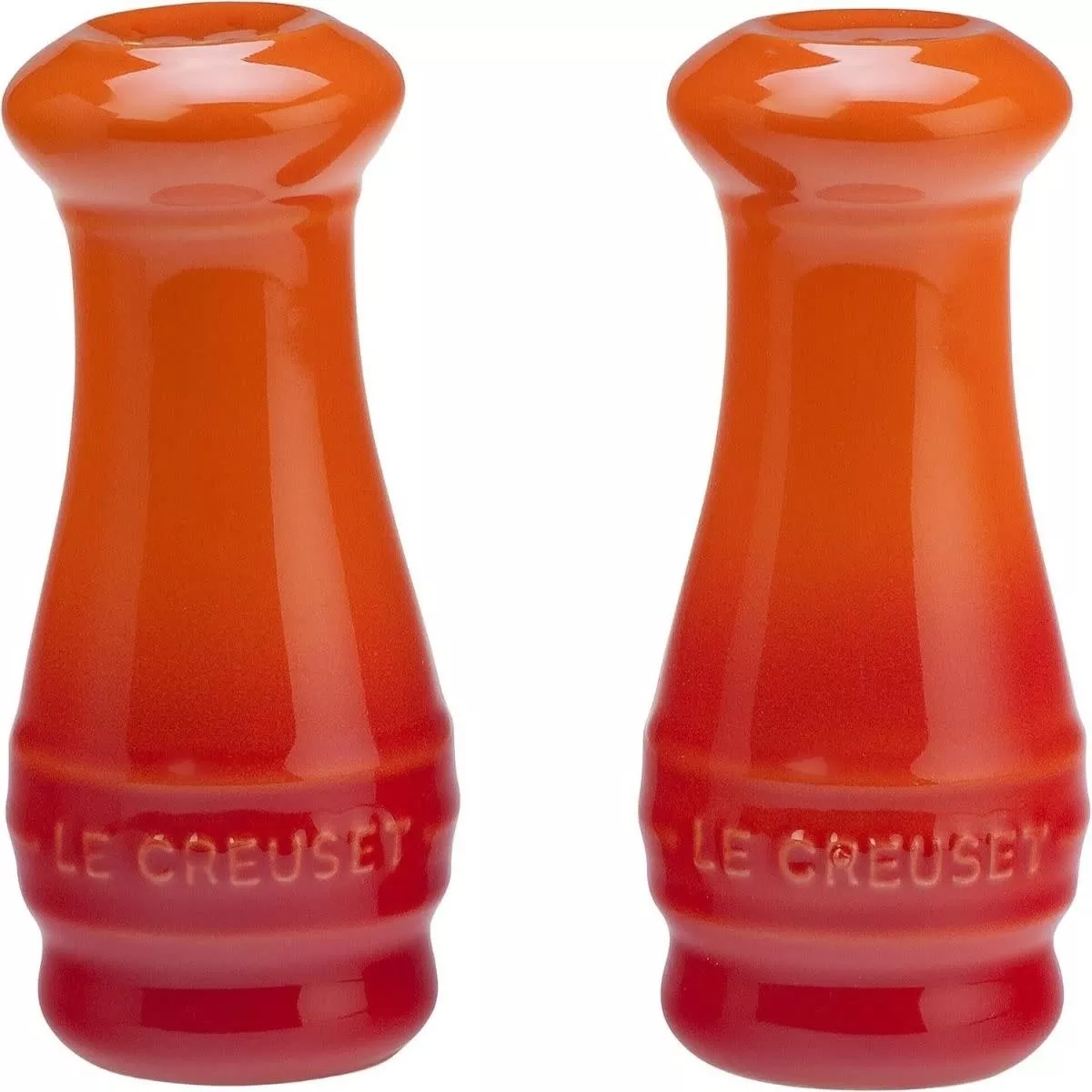 le-creuset-salt-pepper-shaker-set-2-flame-4-oz Le Creuset Salt and Pepper Shaker Set of 2 - Flame 4 oz.