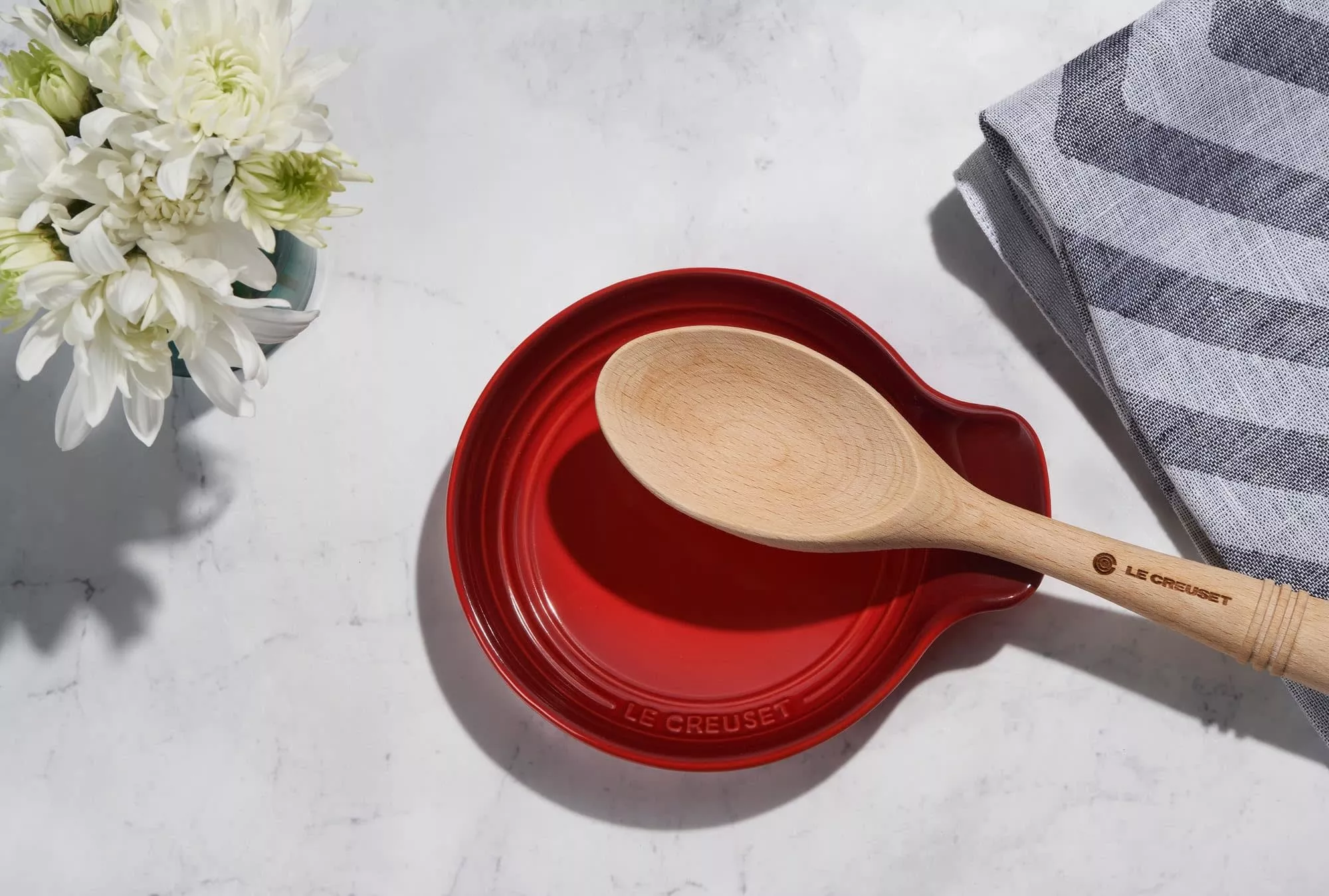 le-creuset-signature-spoon-rest-peche-6 Le Creuset Signature Spoon Rest - Peche 6"