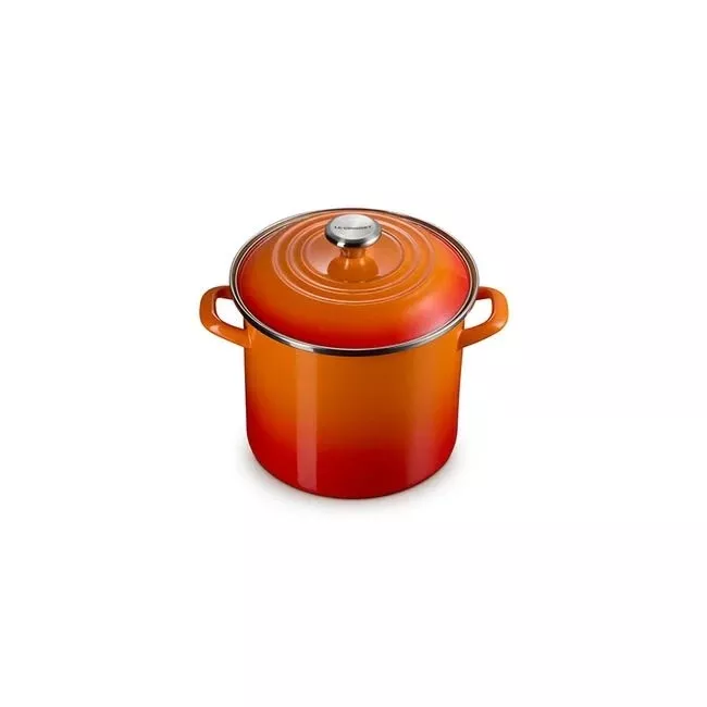 le-creuset-stockpot-flame-8-qt Le Creuset Stockpot - Flame 8 qt.