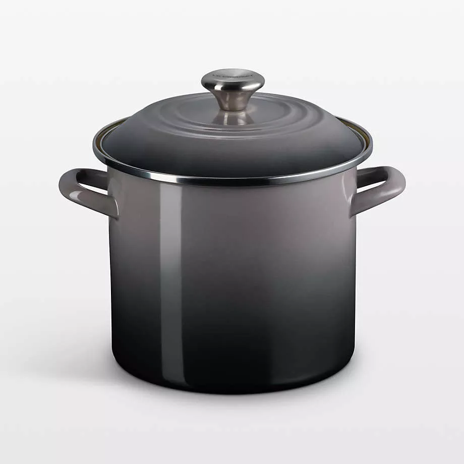 le-creuset-stockpot-oyster-8-qt Le Creuset Stockpot - Oyster 8 qt.