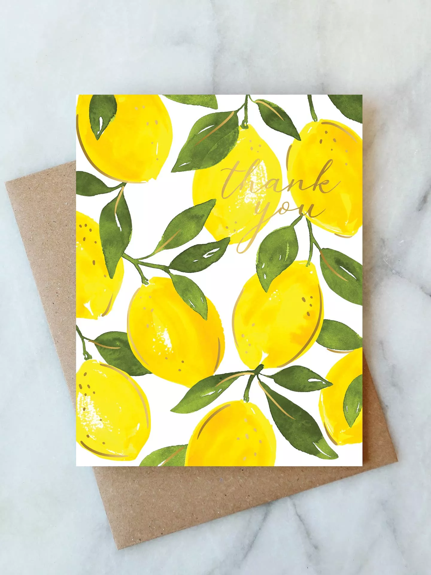 lemon-thank-you-greeting-card Lemon Thank You Greeting Card