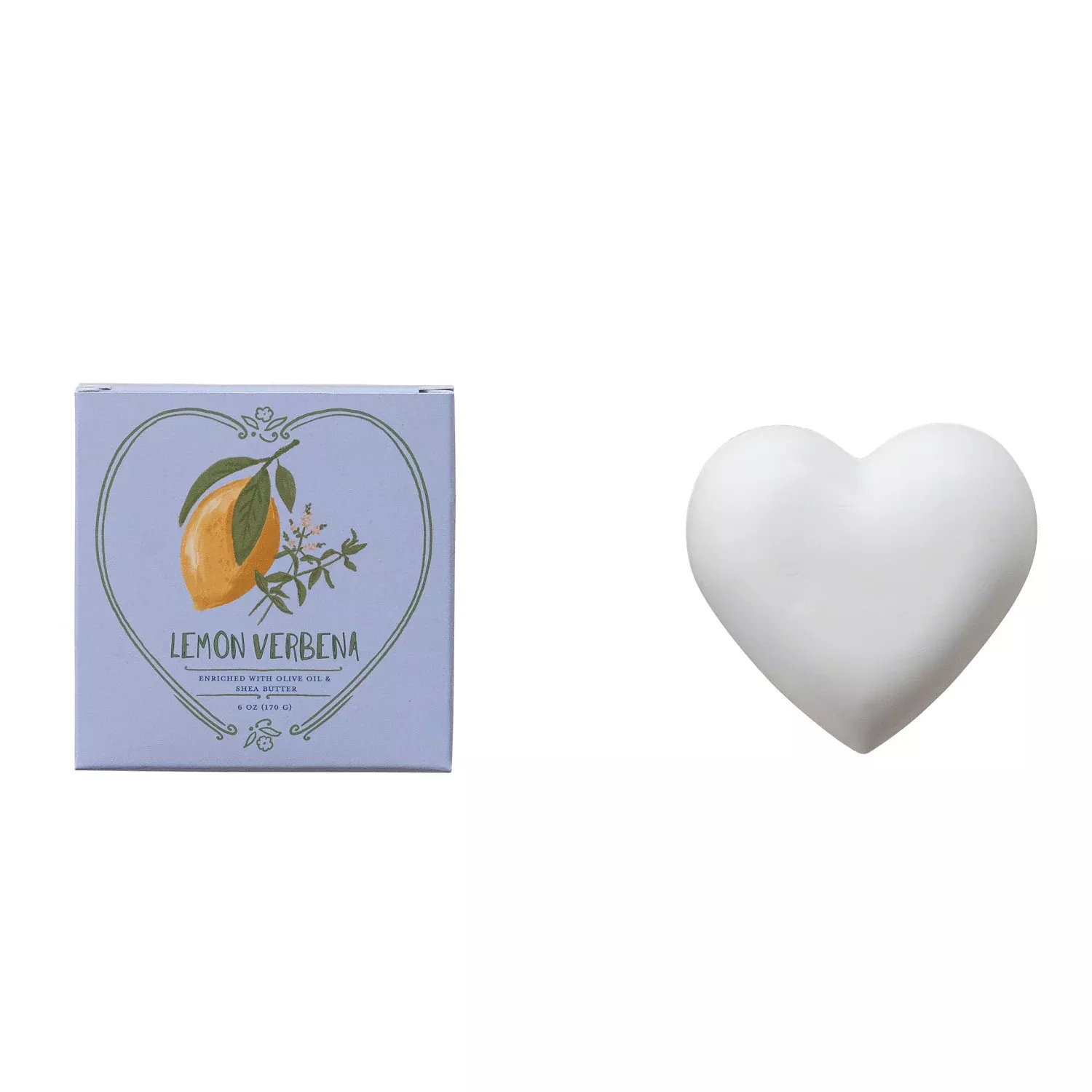 lemon-verbena-heart-shaped-soap Lemon Verbena Heart Shaped Soap