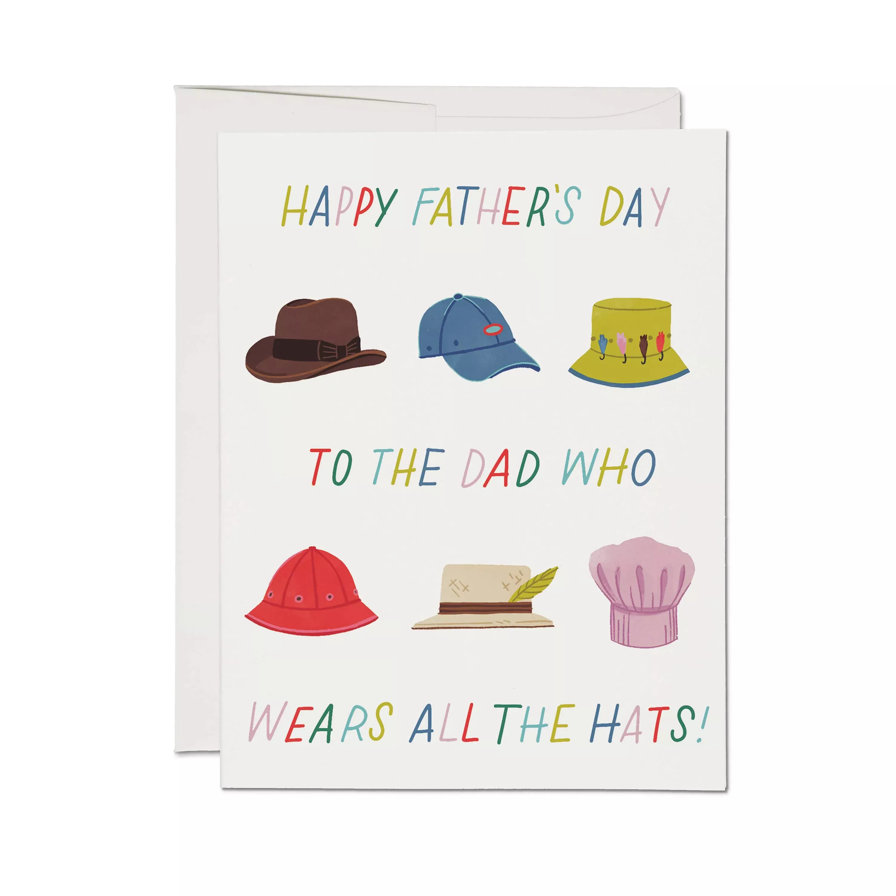lots-hats-greeting-card Lots of Hats Greeting Card