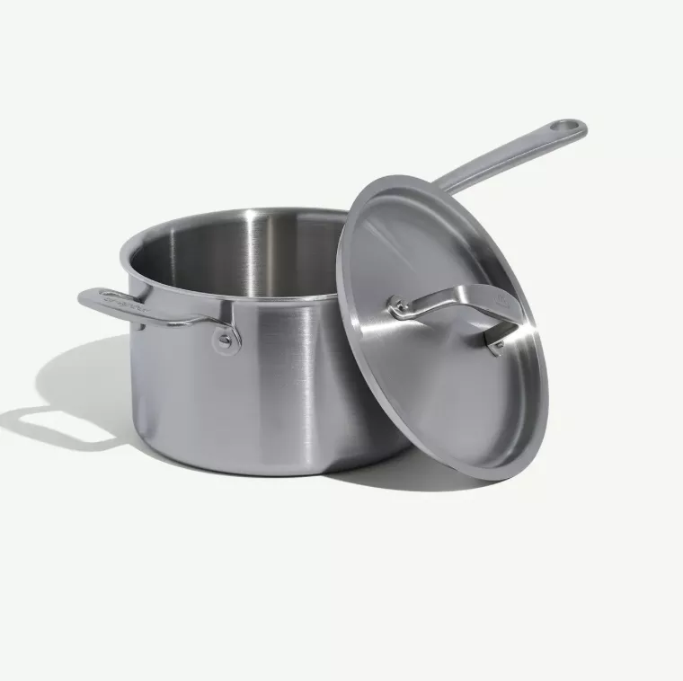 made-in-stainless-clad-4-qt-saucepan-with-lid MADE IN - Stainless Clad 4 qt.Saucepan with Lid