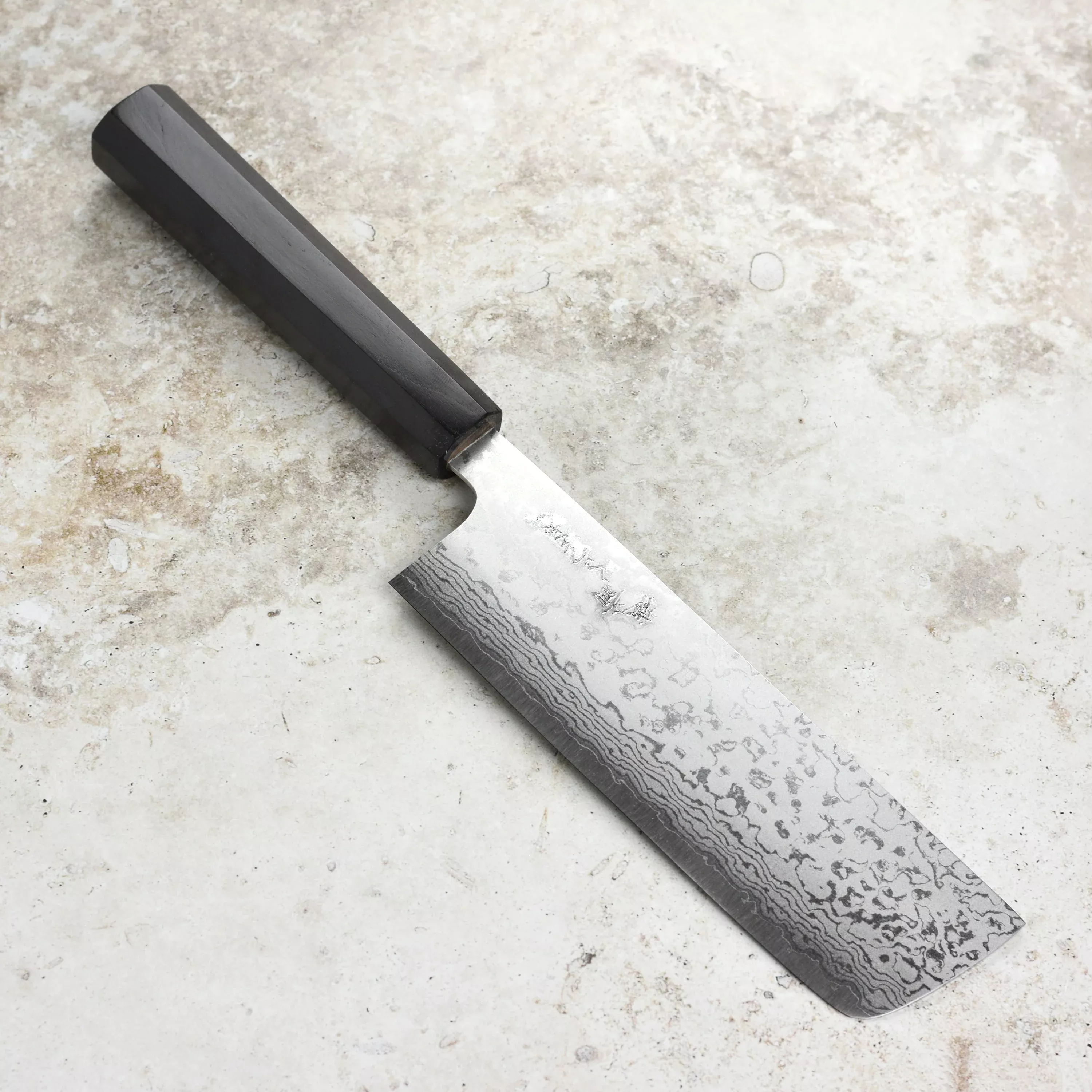 makoto-kurosaki-style-k-nakiri-knife-vg7-damascus-6-7-170mm Makoto Kurosaki STYLE-K Nakiri Knife VG7 Damascus 6.7" (170mm)