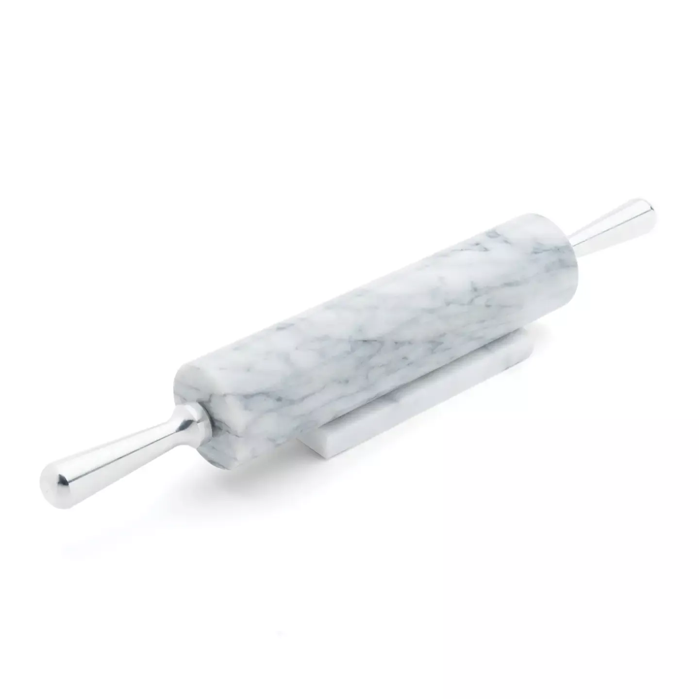 marble-rolling-pin-white-17-5in Marble Rolling Pin White 17.5in