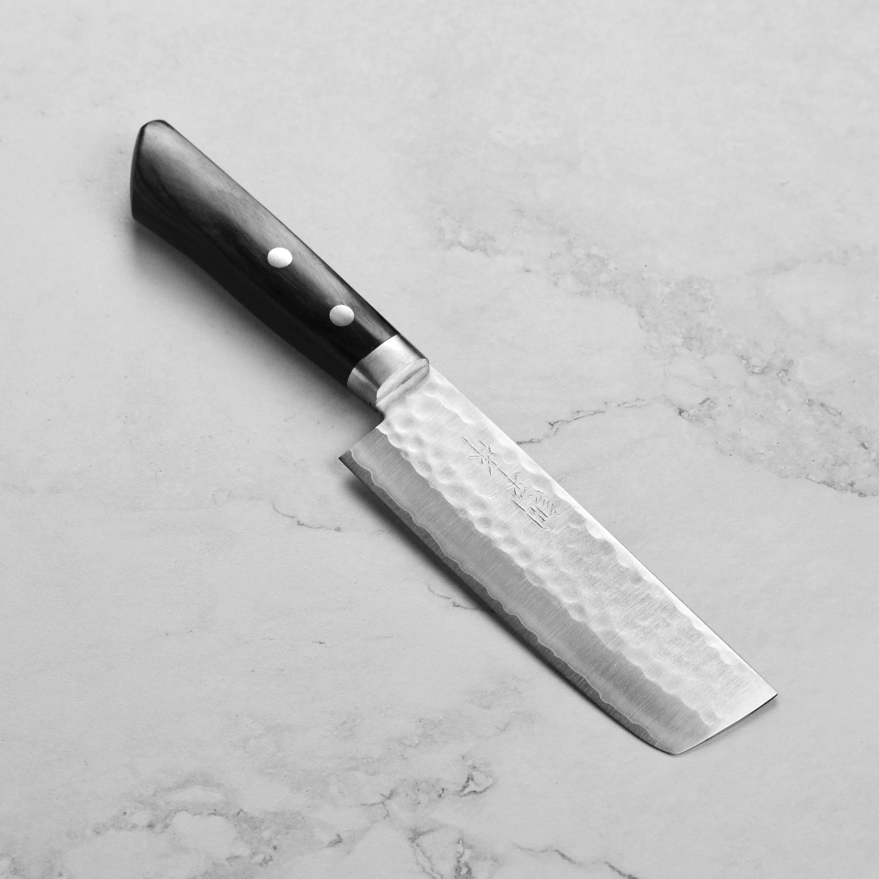 masutani-japanese-nakiri-knife-5-vg1-hammered-stainless-steel-black-handle Masutani Japanese Nakiri Knife,5", VG1 Hammered Stainless Steel, Black Handle