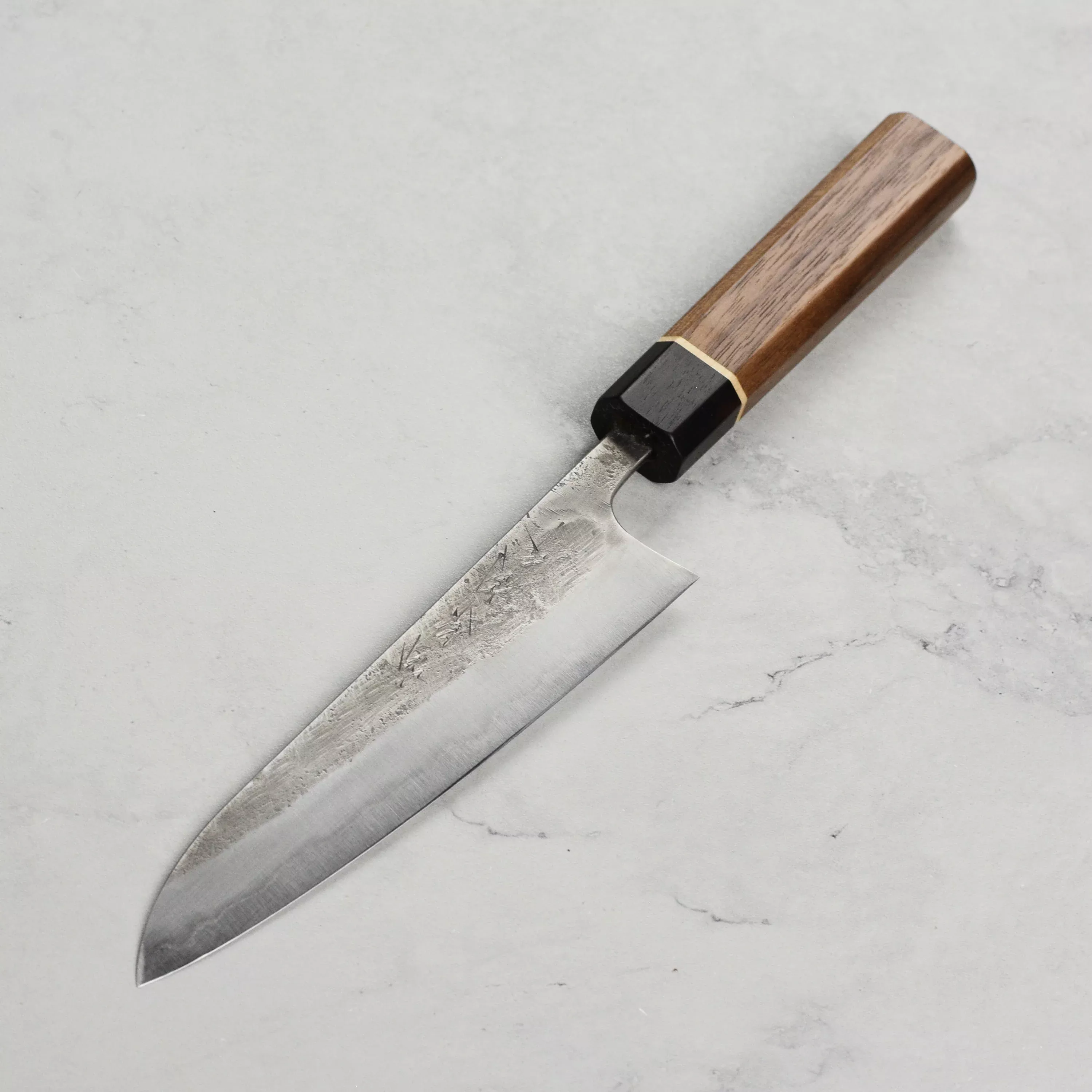 matsubara-aogami-2-nashiji-stainless-clad-5-9-petty Matsubara Aogami #2 Nashiji Stainless Clad 5.9" Petty