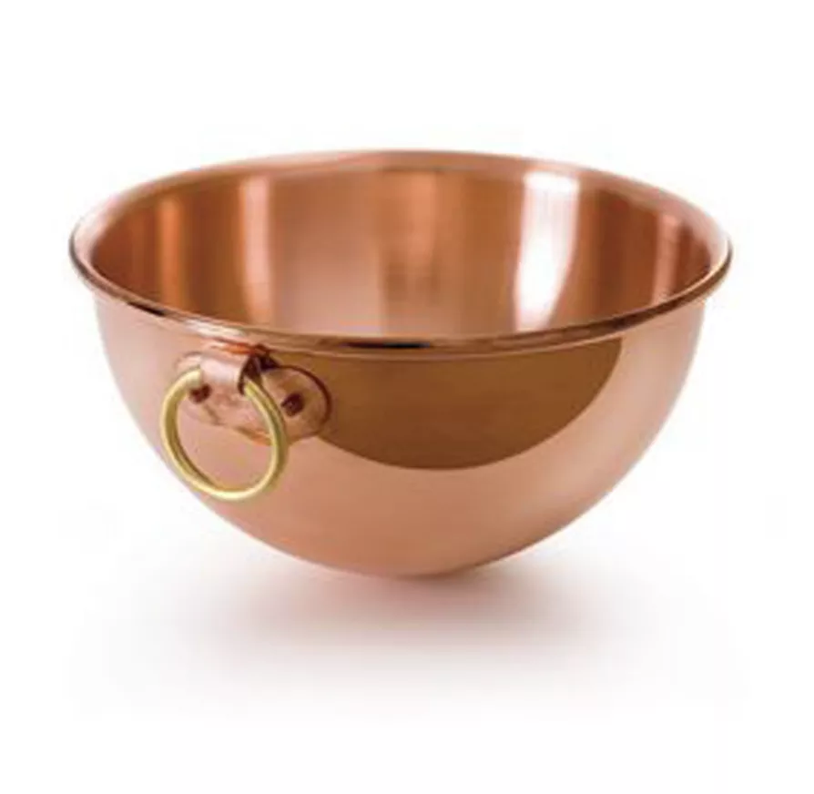 mauviel-beating-bowl-egg-26cm-with-ring-10-2-4-9qt Mauviel Beating Bowl for Egg, 26cm with Ring, 10.2"/4.9qt