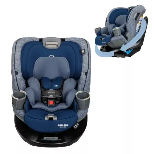Maxi-Cosi Emme 360 Rotating All-in-One Convertible Car Seat - Navy Wonder – REBEL