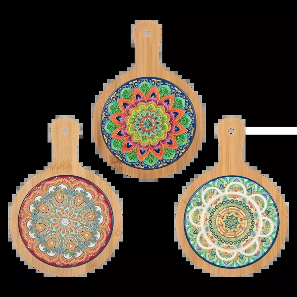 mediterranean-mandala-trivet-with-handle Mediterranean Mandala - Trivet with Handle