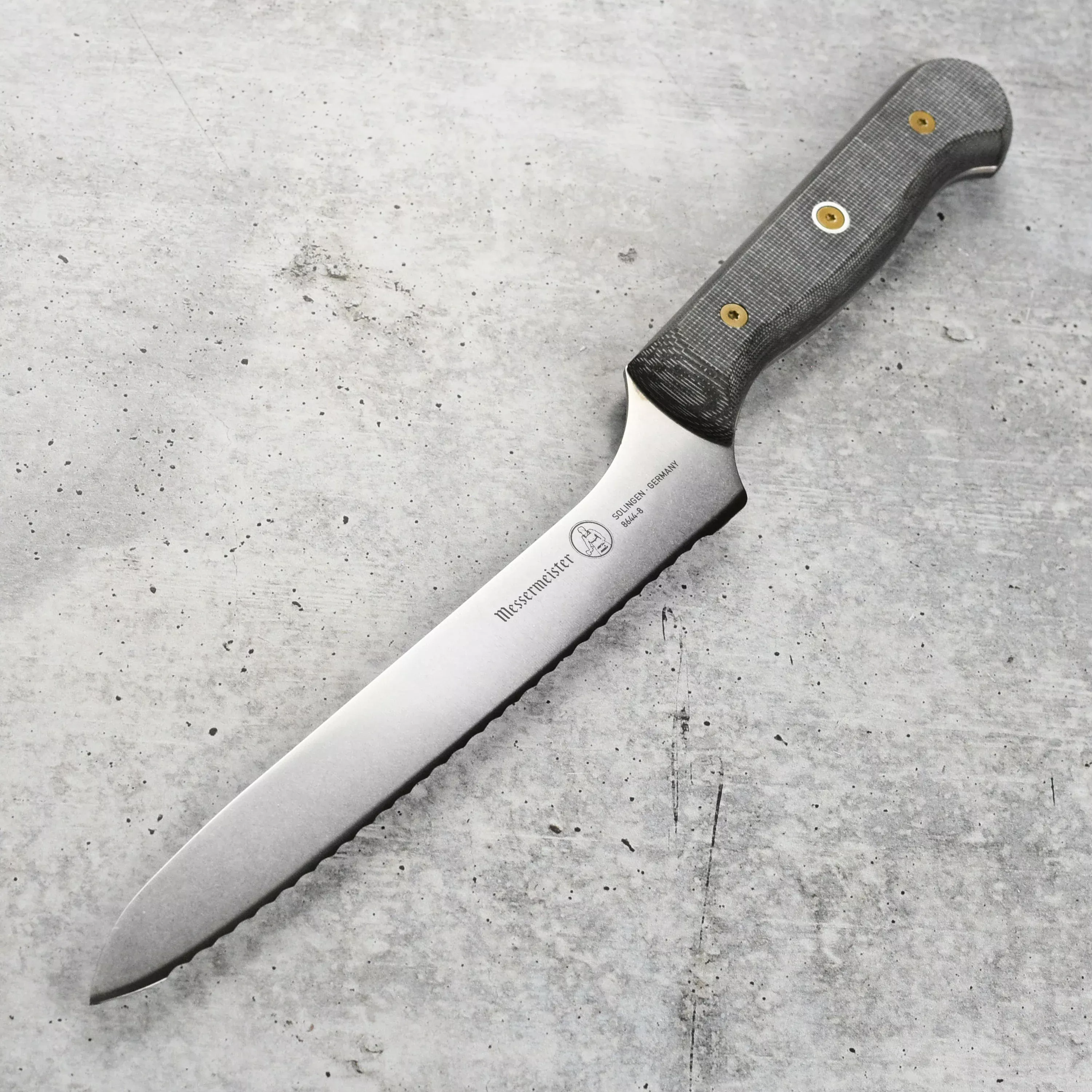 messermeister-custom-micarta-8-offset-bread-knife Messermeister Custom Micarta 8" Offset Bread Knife