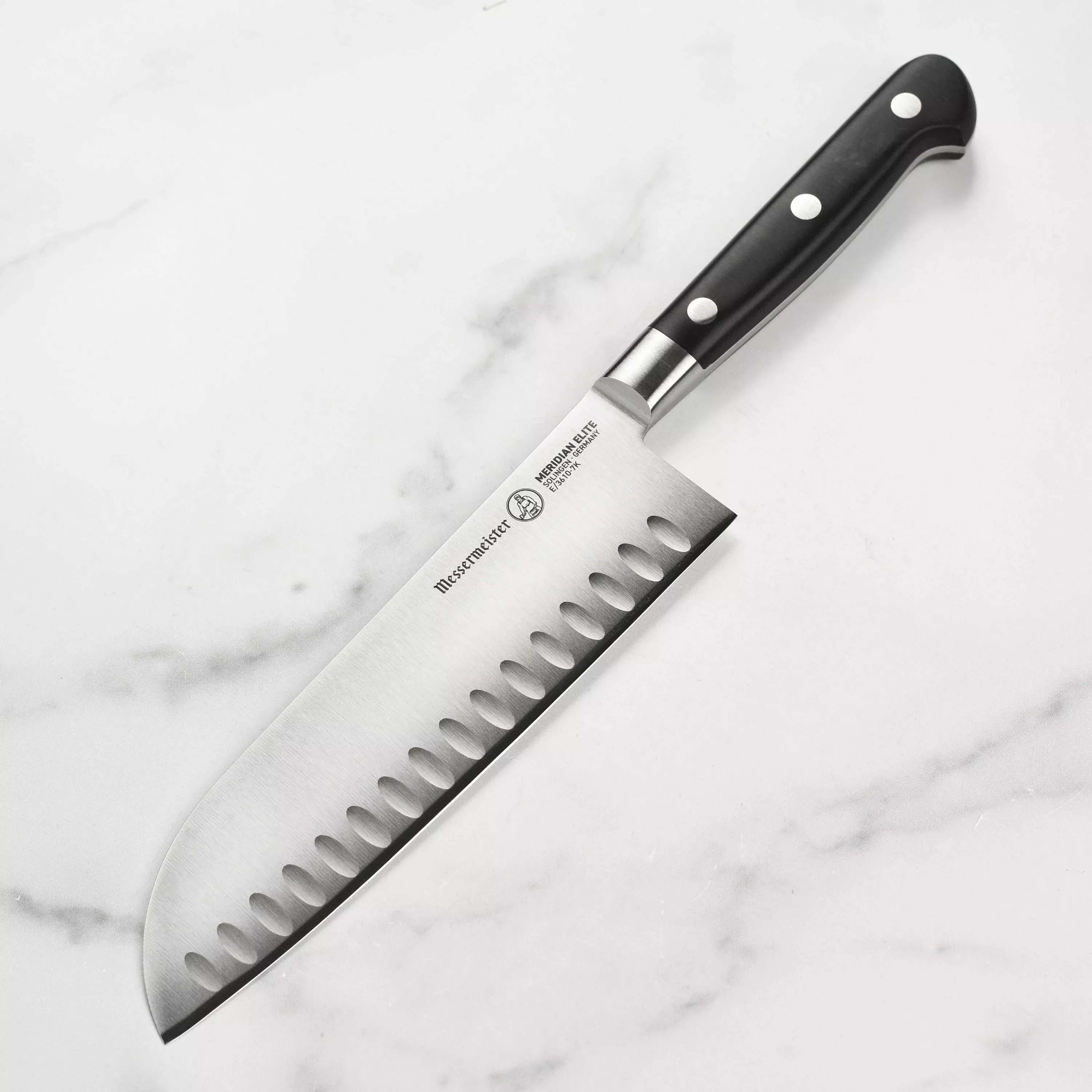 messermeister-meridian-elite-santoku-knife-7-hollow-edge Messermeister Meridian Elite Santoku Knife - 7" Hollow Edge