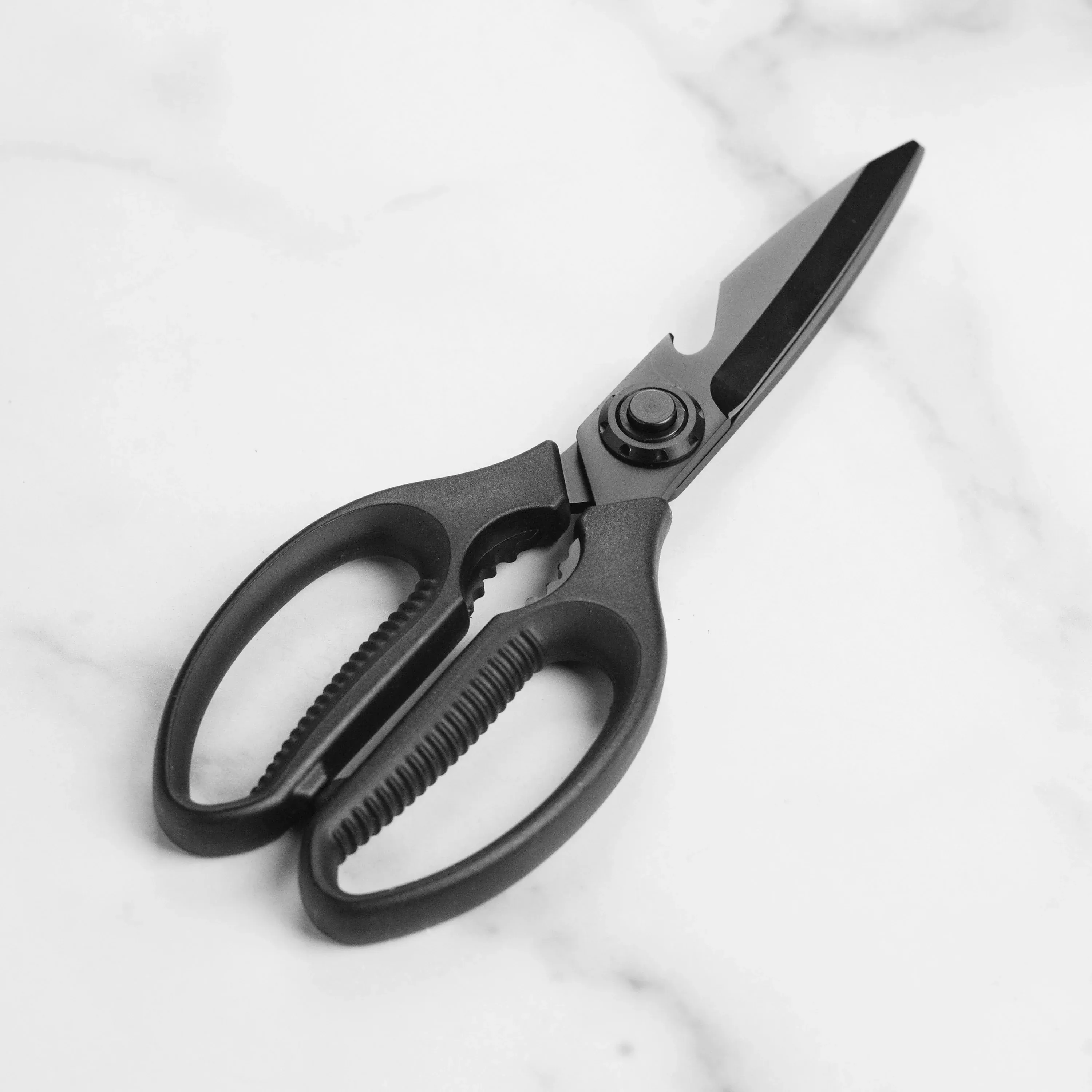 messermeister-push-button-kitchen-shears-titanium-black-9-take-apart Messermeister Push Button Kitchen Shears, Titanium Black, 9" Take-Apart