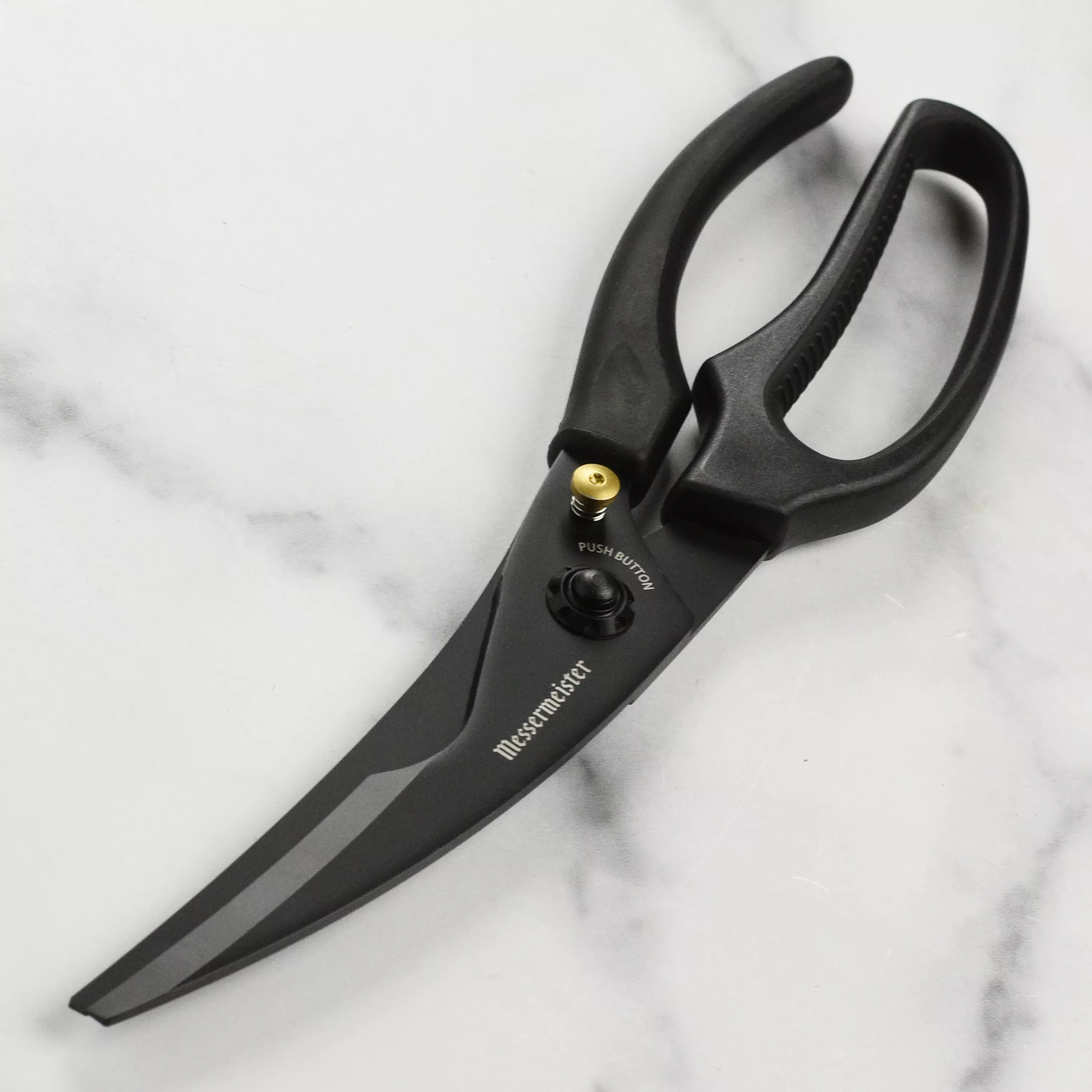 messermeister-push-button-poultry-shears-titanium-black-10-take-apart Messermeister Push Button Poultry Shears, Titanium Black, 10" Take-Apart