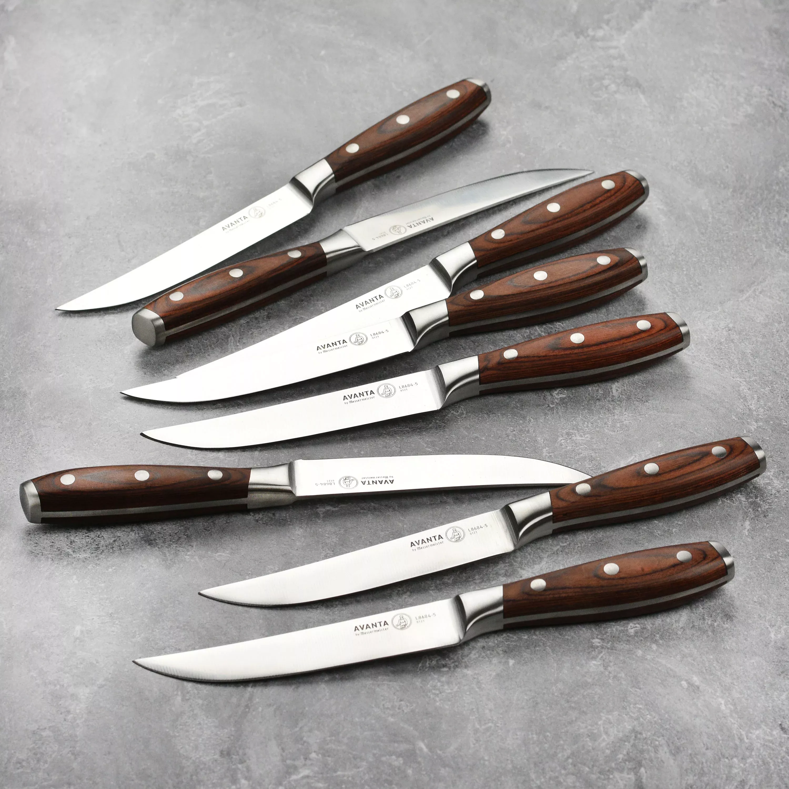 messermeister-steak-knives-8-piece-set-avanta-forged-pakkawood Messermeister Steak Knives - 8 Piece Set - Avanta Forged Pakkawood