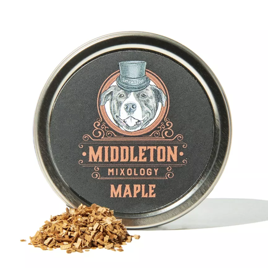 middleton-mixology-smoking-chips-maple-tin-2oz Middleton Mixology Smoking Chips, Maple Tin - 2oz