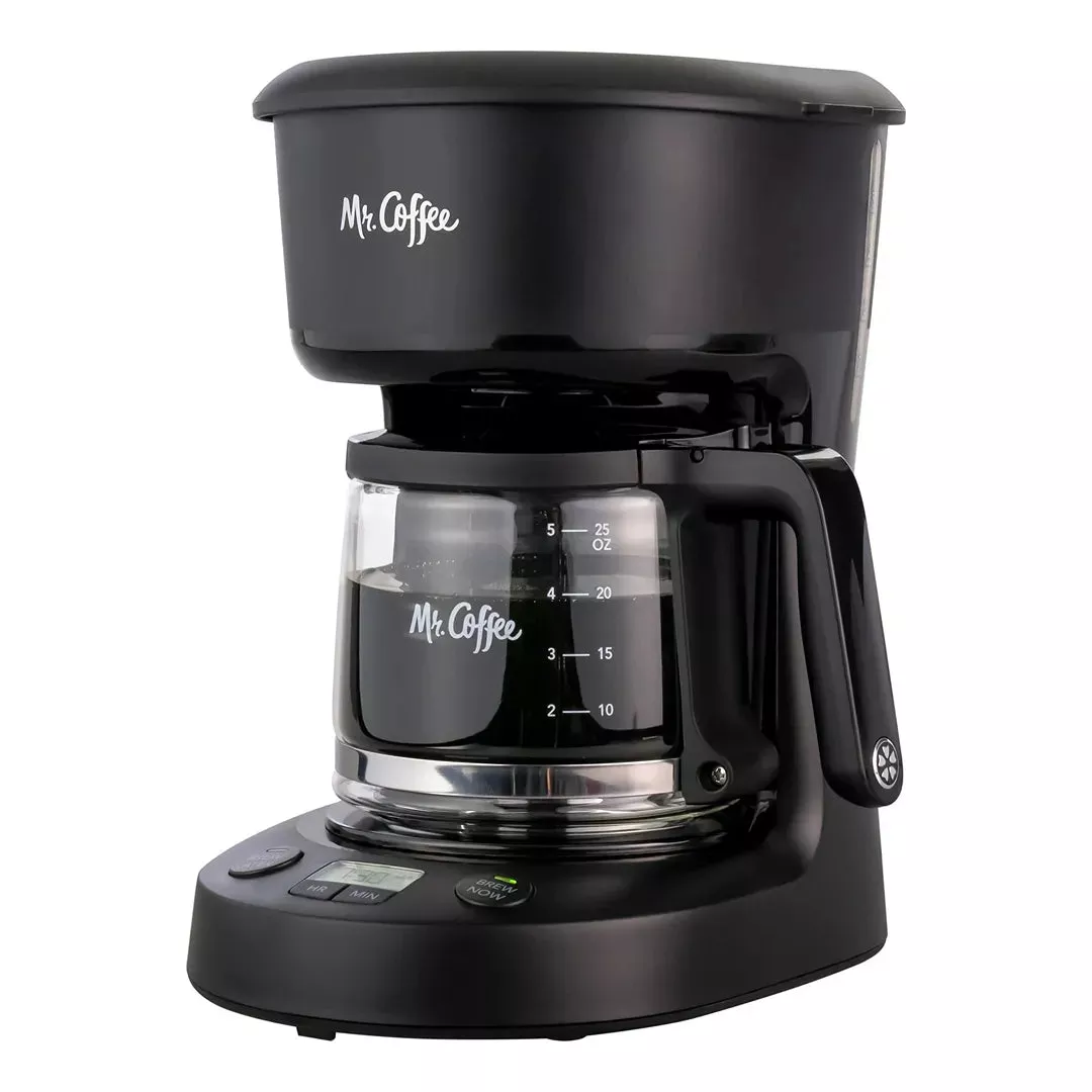 mr-coffee-5-cup-programmable-coffee-maker-25-oz-mini-brew-brew-now-or-later-blac Mr. Coffee 5-Cup Programmable Coffee Maker, 25 oz. Mini Brew, Brew Now or Later - Black – REBEL