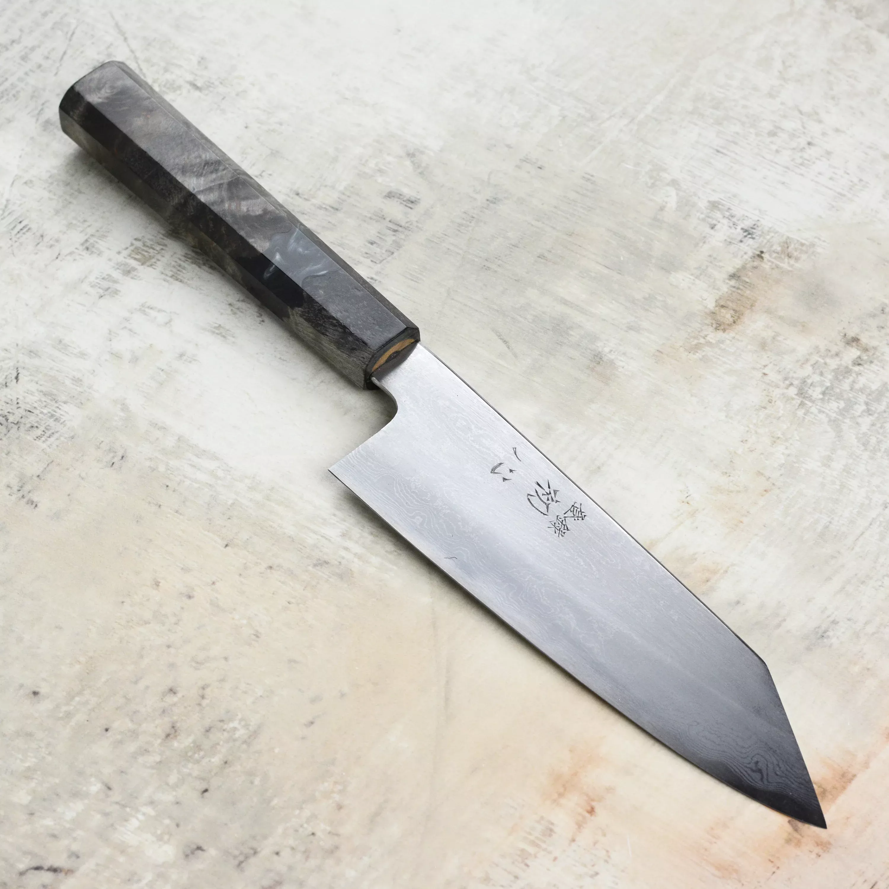 nakagawa-blue-1-damascus-7-bunka-knife Nakagawa Blue #1 Damascus 7" Bunka Knife