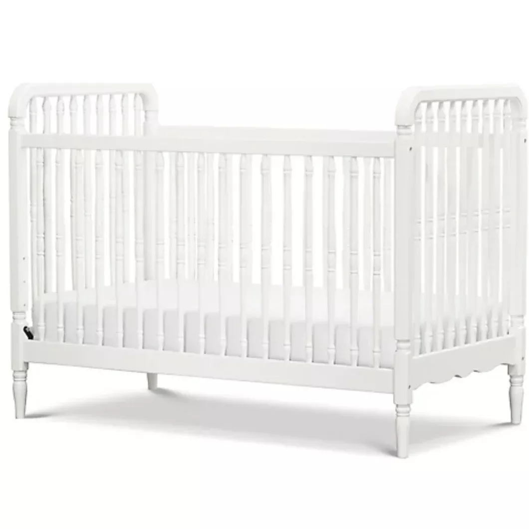 namesake-liberty-3-in-1-convertible-spindle-crib-warm-white-rebel Namesake Liberty 3-in-1 Convertible Spindle Crib - Warm White – REBEL