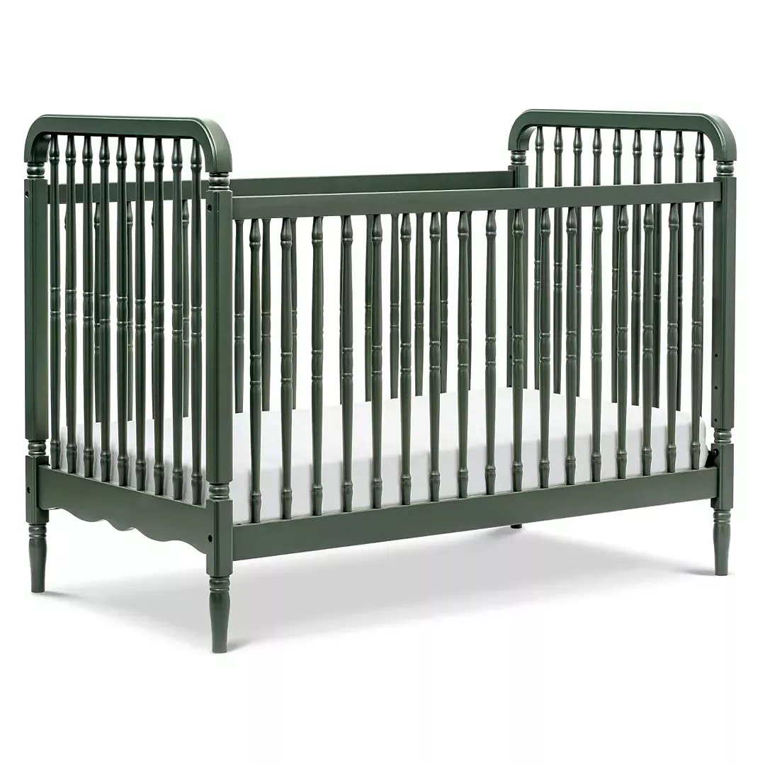 namesake-liberty-3-in-1-convertible-spindle-crib-with-conversion-kit-forest-gree Namesake Liberty 3-in-1 Convertible Spindle Crib with Conversion Kit - Forest Green – REBEL