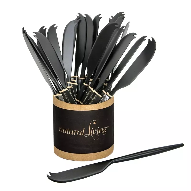 natural-living-small-cheese-knife-black Natural Living Small Cheese Knife - Black