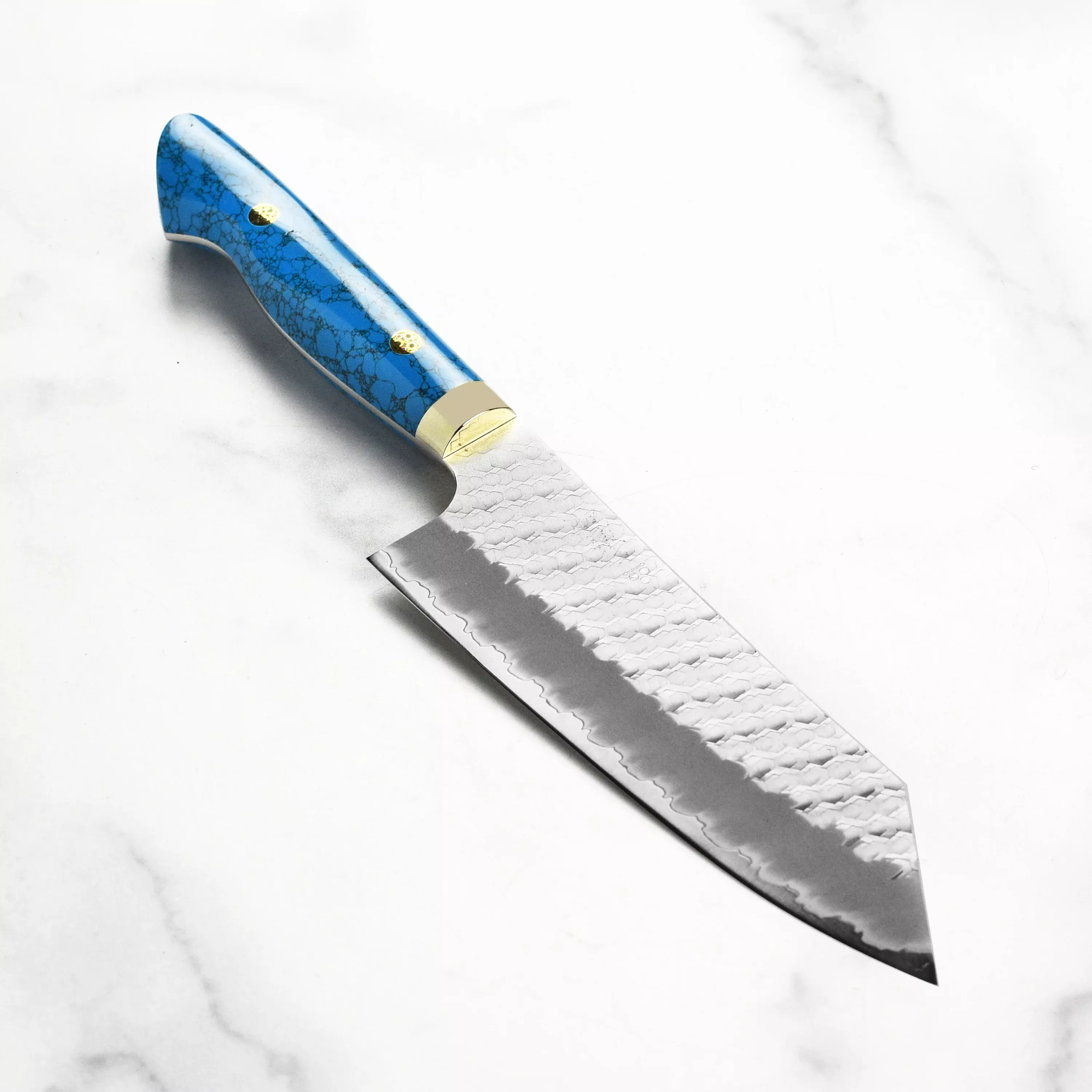 nigara-sg2-migaki-tsuchime-bunka-blue-turquoise-7 Nigara SG2 Migaki Tsuchime Bunka, Blue Turquoise 7"
