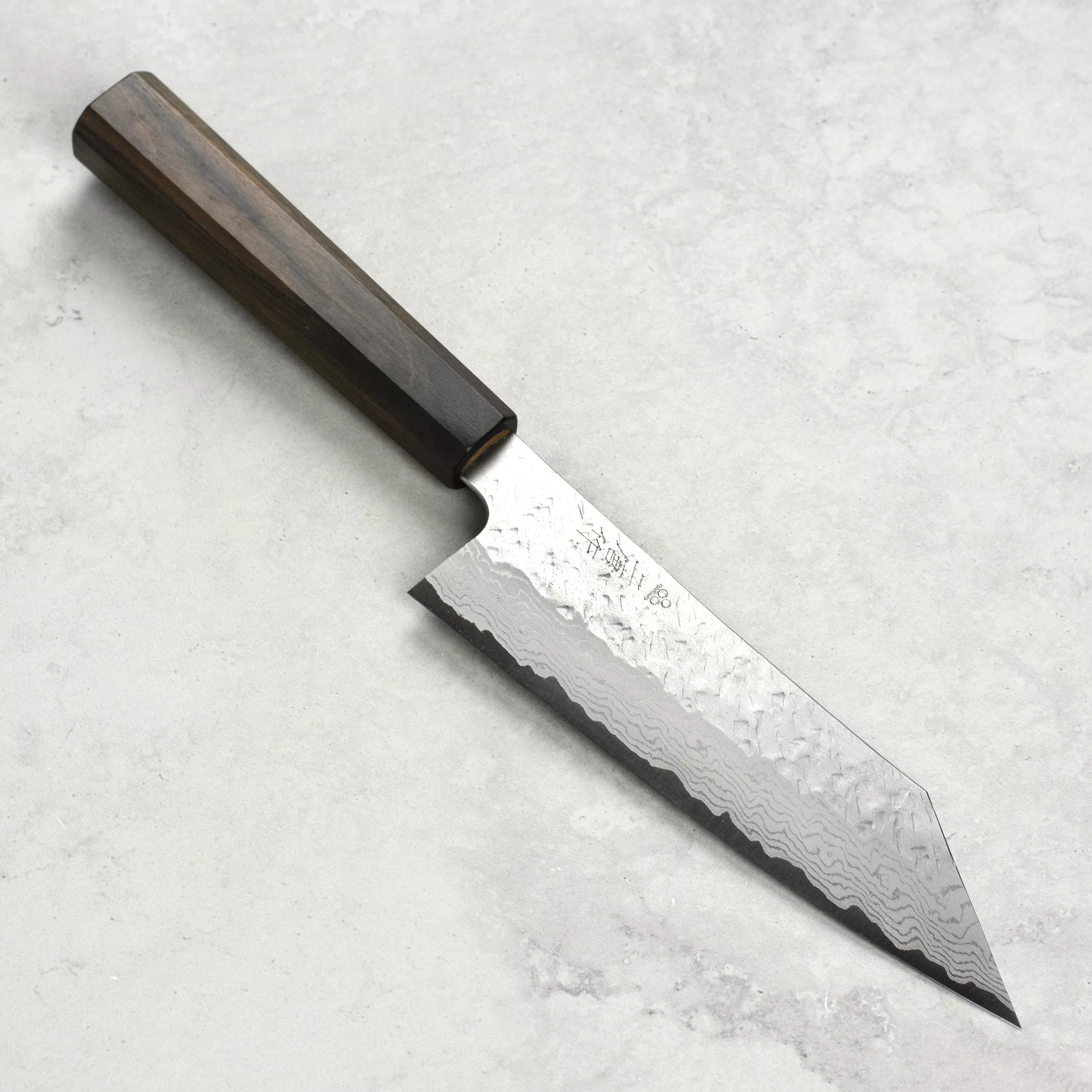 nigara-vg10-tsuchime-damascus-bunka-7 Nigara VG10 Tsuchime Damascus Bunka - 7"