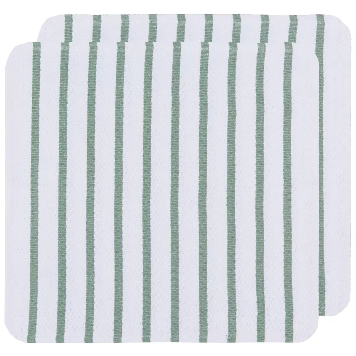 now-designs-basketweave-dishcloths-set-2-elm-green Now Designs Basketweave Dishcloths set of 2 - Elm Green