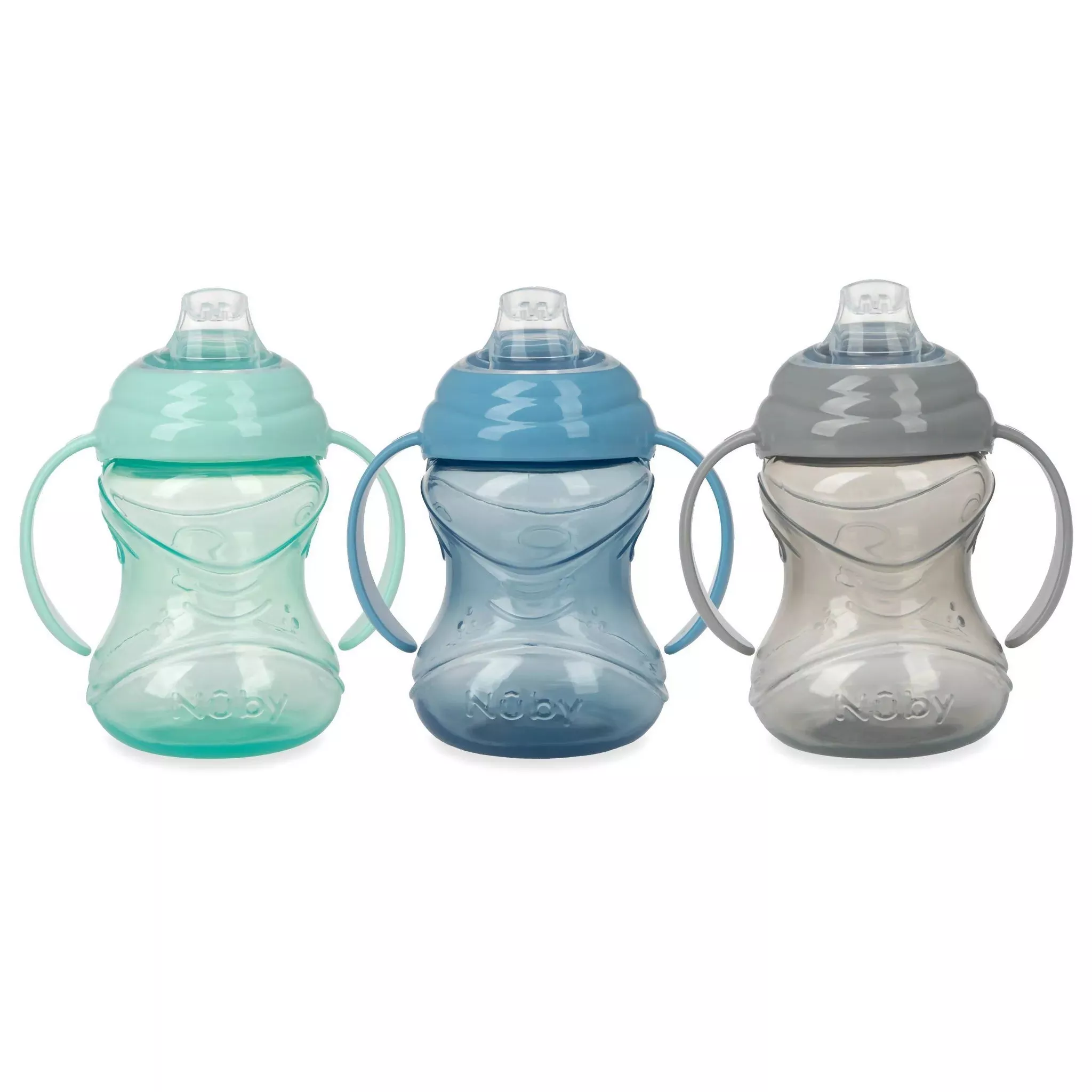 nuby-3pk-clik-it-handle-cup-neutral-8oz-rebel Nuby 3pk Clik-It Handle Cup - Neutral - 8oz – REBEL