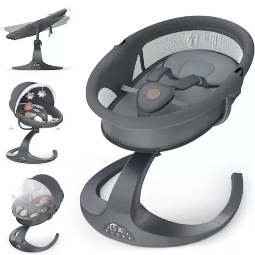 obee-odee-baby-swings-infants-grey-rebel Obee Odee Baby Swings for Infants, Grey – REBEL