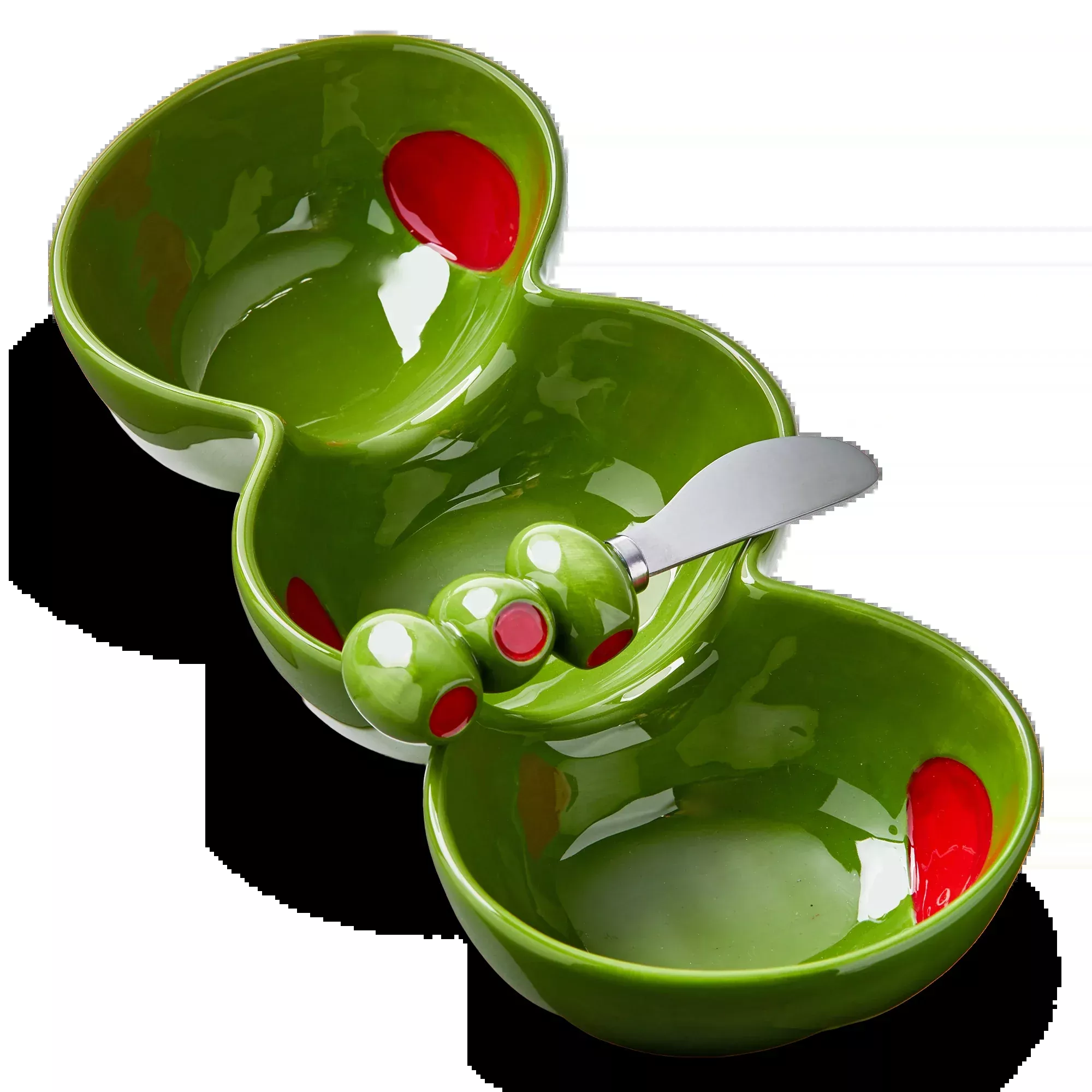 olive-3-part-server-spreader-set-2 Olive 3-Part Server & Spreader Set Of 2