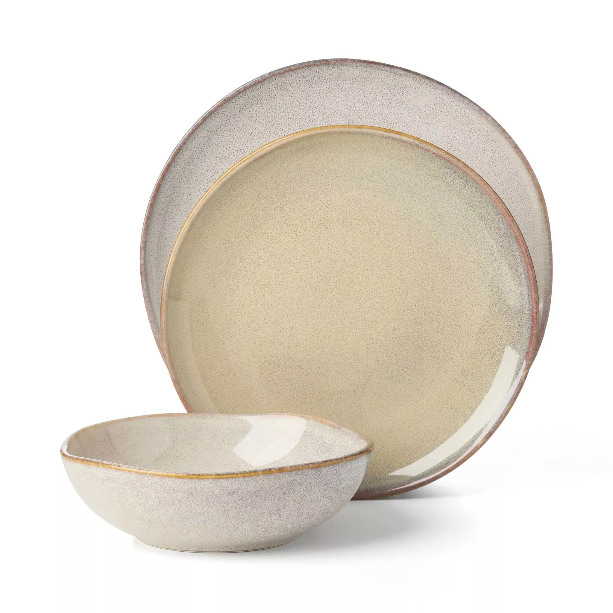 oneida-12pc-dinnerware-set-organic-shade-oatmeal-see-description-rebel Oneida 12pc Dinnerware Set Organic Shade Oatmeal (See Description) – REBEL
