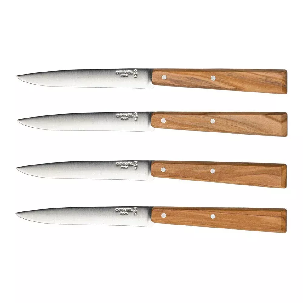opinel-bon-app-tit-steak-knives-olive-wood-set-4 Opinel Bon Appétit Steak Knives Olive Wood - Set of 4