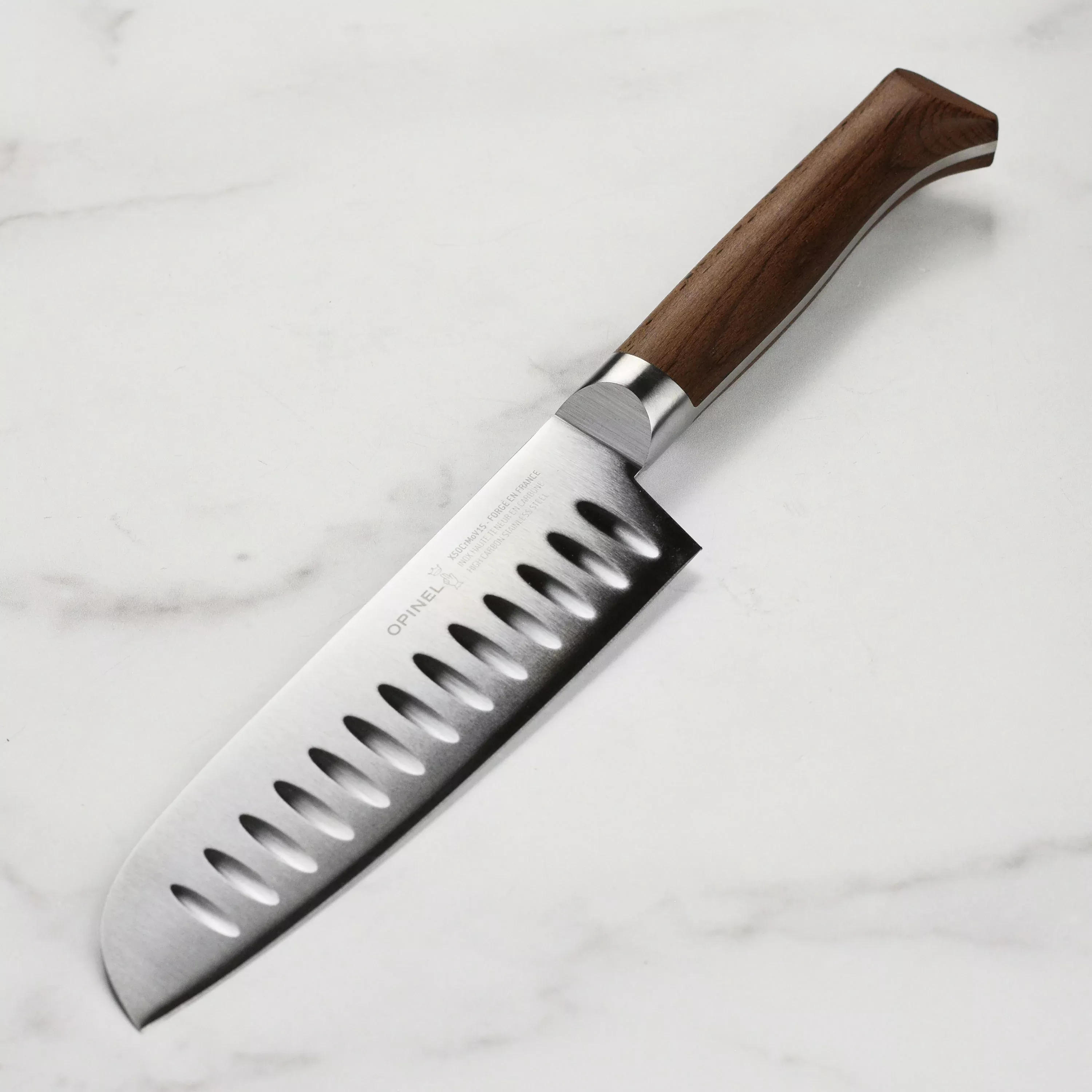 opinel-forged-1890-santoku-knife-7-hollow-edge Opinel Forged 1890 Santoku Knife - 7" Hollow Edge