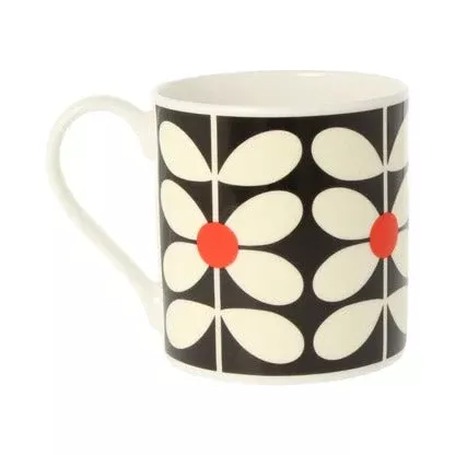 orla-kiely-uk-bone-china-mug-sixties-stem-red Orla Kiely UK Bone China Mug - Sixties Stem Red