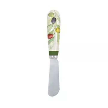 out-woods-oregon-ceramic-spreader-knife-olive-wreath-out-woods-oregon Out of the Woods of Oregon Ceramic Spreader Knife - Olive Wreath -| Out of the Woods of Oregon