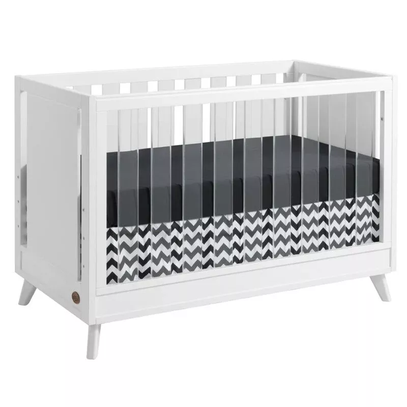 oxford-baby-holland-island-3-in-1-convertible-acrylic-baby-crib-green-guard-gold OXFORD BABY Holland Island 3-in-1 Convertible Acrylic Baby Crib - Green Guard Gold Certified - White – REBEL